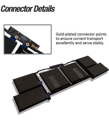 Batería A1953 para Apple MacBook Pro Original 15" A1990 2017 2018 2019 Batería 84WH - Imagen 9 de 12