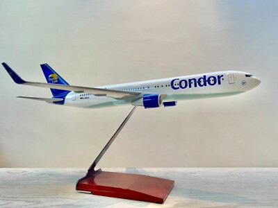Seltene Thomas Cook Condor Boeing 767-300 1:100 auf Holzständer von Limox of Germany