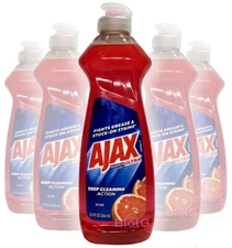 Ajax GRAPEFRUIT Scented Dish Washing Liquid Soap 12.4oz Kitchen Supplies On Sale