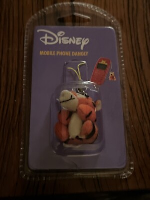Vintage Disney Tigger Soft Phone Charm Plushie