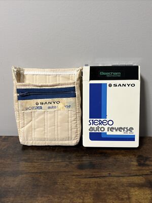VTG Sanyo RARE M6060 Sportster Portable Cassette Player w VTG Sanyo RARE M6060 Sportster Portable Cassette Player w