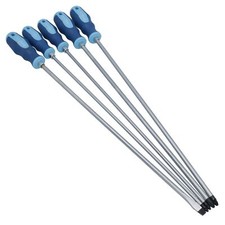570 mm extra langer Schraubendreher-Satz Magnetspitzen PZ2 PZ3 PH2 PH3 SL8 5-...