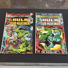 Marvel Comics Group Hulk And Sub-mariner 45 Sept And 46 Oct Lot ~CB2