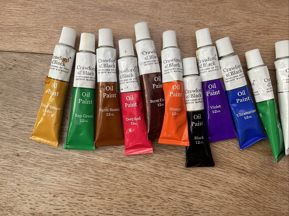 JOB LOT OF PART USED ARTIST’S OIL PAINT TUBES eBay