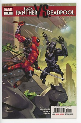 BLACK PANTHER VS. DEADPOOL #1 NEAR MINT 2018 RYAN BENJAMIN COVER MARVEL b-167