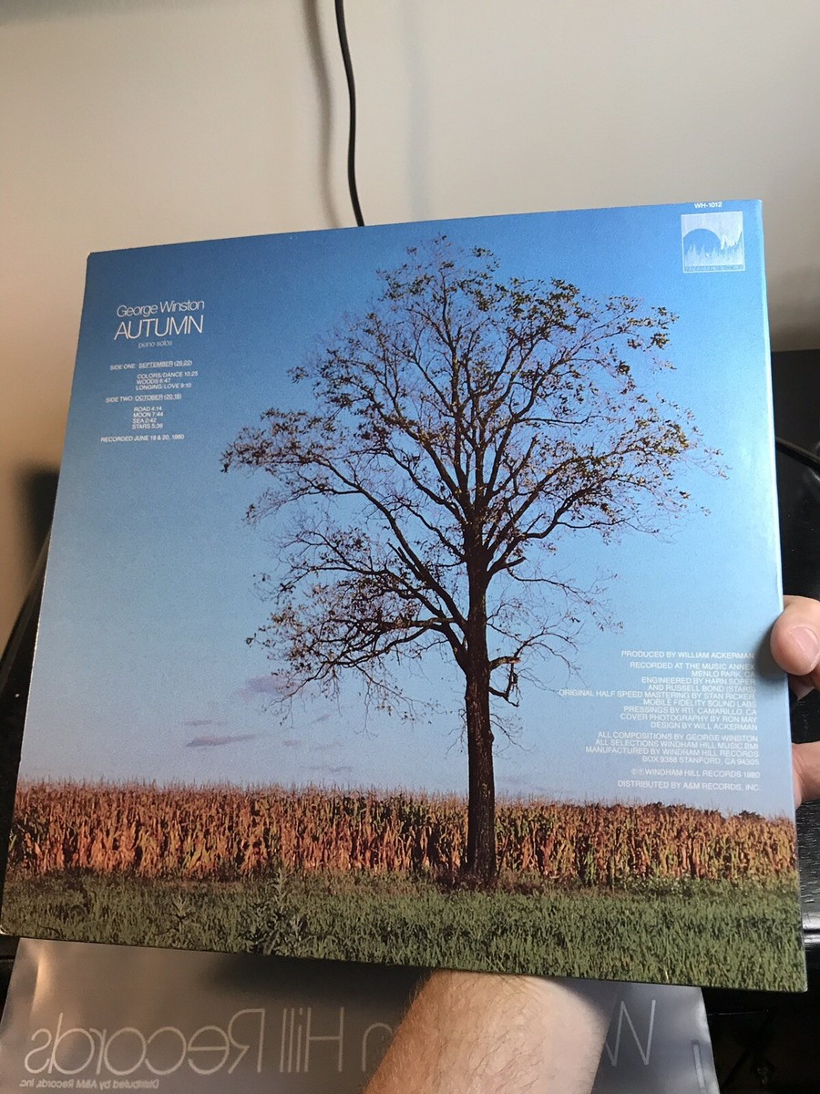 George Winston Autumn Piano Solos Windham Hill Records Vinyl