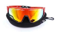 Velos  Sports Polarized Clear View Sunglasses- Baseball Cycling Football Red/Red