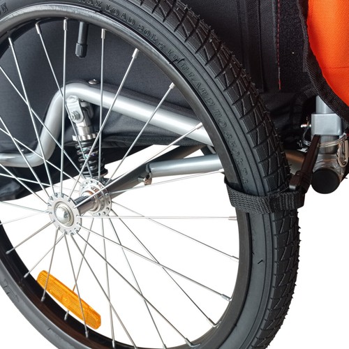 MOVER Remorque Poussette pour 1-2 Enfant Bébé de Trasport Convertible en à Vélo - Afbeelding 5 van 15