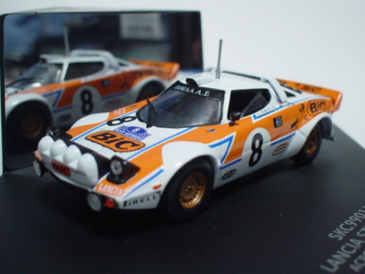 WOW EXTREMELY RARE Lancia Stratos HF #8 BIC Acropolis 1978 WRC 1