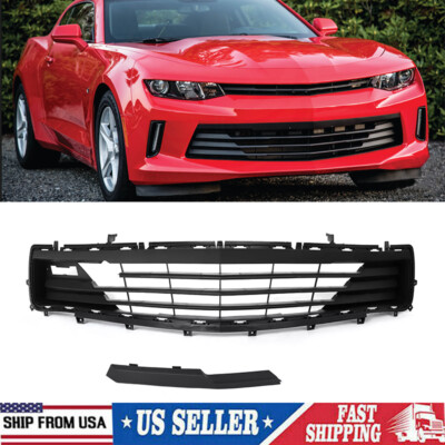 For 2016-2018 Chevy Camaro LS LT 23505811 Black Front Bumper Lower Grille Grill