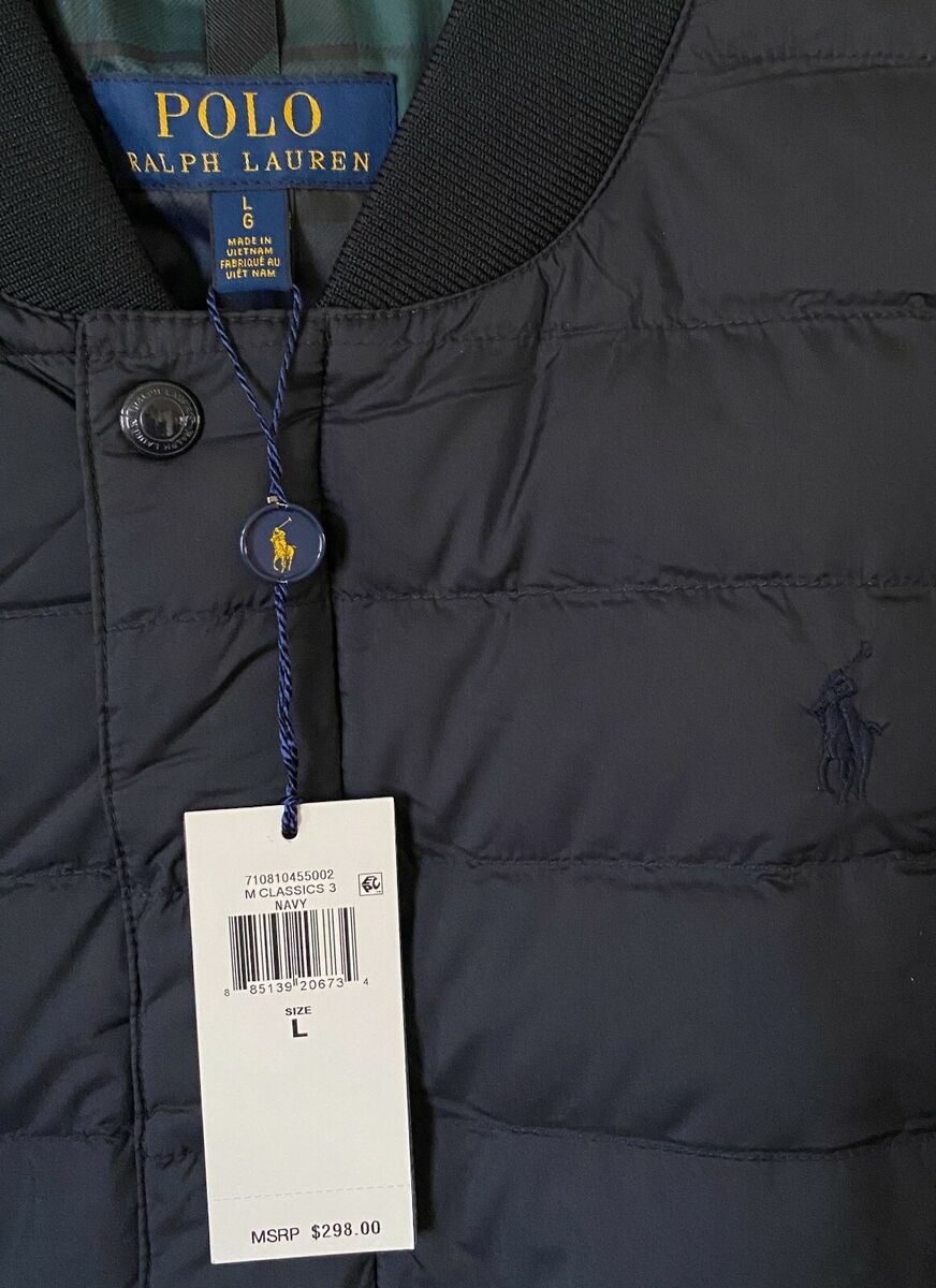 $298 NWT Mens Polo Ralph Lauren Packable Down Water Resist $298 NWT Mens Polo Ralph Lauren Packable Down Water Resist