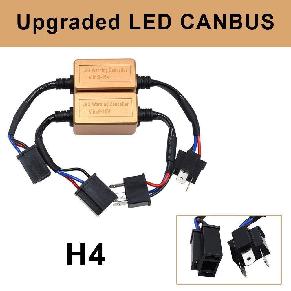 Aukee H7 LED Headlight Canbus Decoder Cancel Error Anti Flickering Resistor