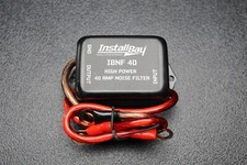 1 NOISE FILTER 40 AMP 12V HUM ENGINE SUPPRESSOR AUDIO CAR POWER WIRE IBNF40