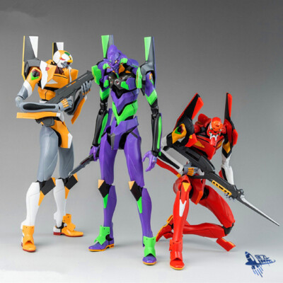 Neon Genesis Evangelion EVA-00, EVA-01, and EVA-02 Poseable