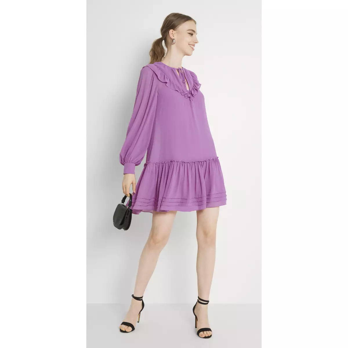 Mini frill shop dress nelly