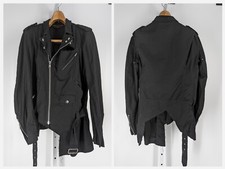 Comme des Garcons Homme Plus 2015 Moto Biker Grunge Thrash Gothic Jacket M Japan