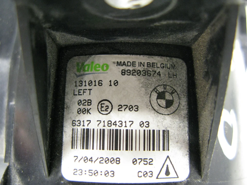 07-10 BMW X5 E70 FRONT DRIVER LEFT SIDE FOG LIGHT LAMP OEM 031621 - Изображение 4 из 4