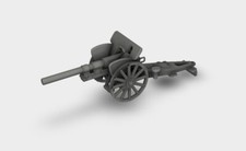 7.7cm Feldkanone 16 (FK 16) WW1 Bausatz 3D Dr...