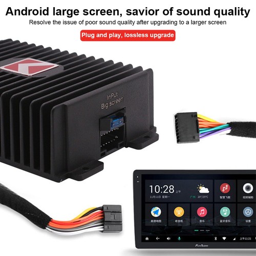 Car DSP Amplifier High Fidelity Booster Electric 4 x 80W for Android Navigation - Foto 18 di 18