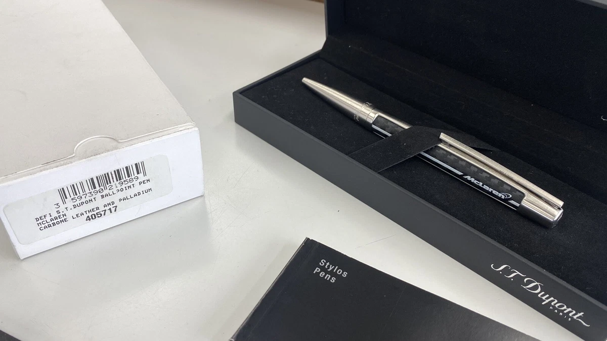 S.T. DUPONT SPECIAL EDITION MCLAREN DEFI BALL PEN NEW 100% AUTHENTIC RETAIL $600