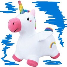 Bouncy Pals Unicorn Hopping Unicorn w/removable/washable cloth cover