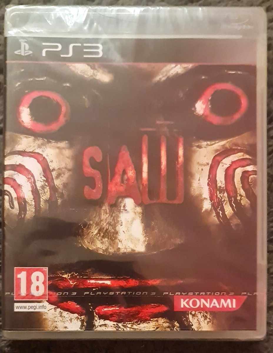 Jeu PS3 SAW (Sony PlayStation 3) En Excellent état, Version Française - Jeu D'horreur-survival, PEGI 18, édition Konami