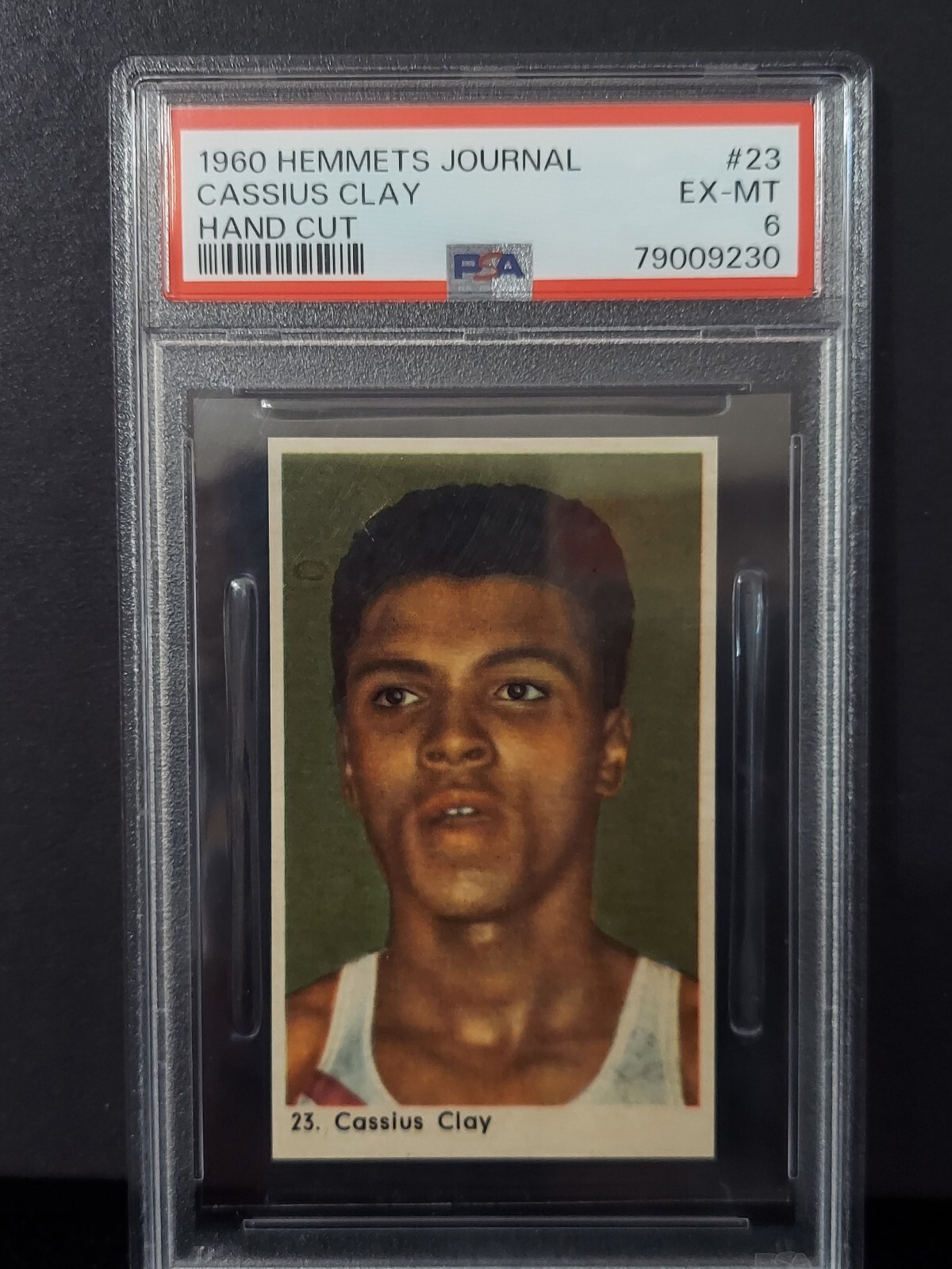 1960 HEMMETS JOURNAL CASSIUS CLAY #23 PSA 6  Muhammad Ali