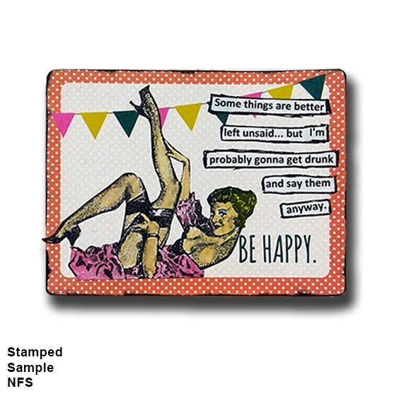 NUEVO sello de goma montado, dama sentada, bonita, mujer, hermosa, vintage, persona, lg Foto 4 de 4