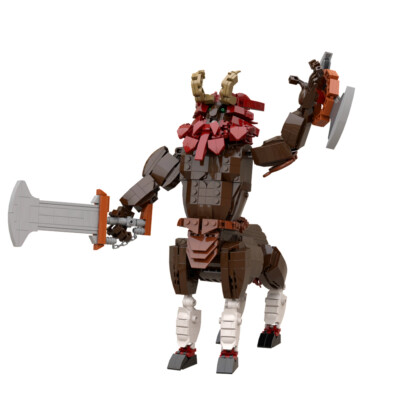 YOUFOY Game Monster Lynel Model Set 1045 Pieces from Game about LINK