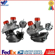 Left + Right Turbocharger DL3E6C879AD DL3E6K682AE Fits Ford Transit 250 350 3.5L