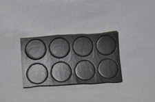 16 pieces 15.3MMx4MM thick Round dense FOAM FEET/pad  Adhesive Backing stick on
