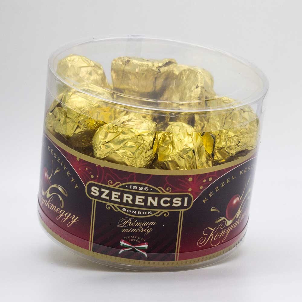 Szerencsi Filled Dark Chocolate with Cognac & Sour Cherries