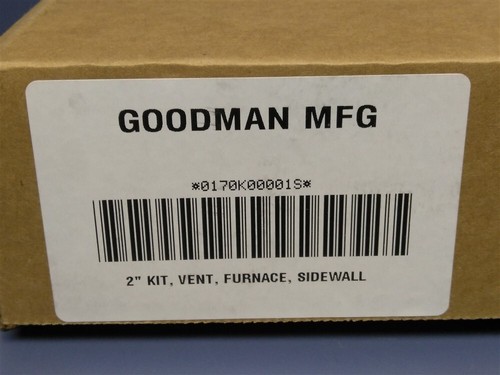 Goodman 2" Flush-mount Side Wall Vent Kit for Any Brand Gas Furnace 0170K00001S - Picture 5 of 5