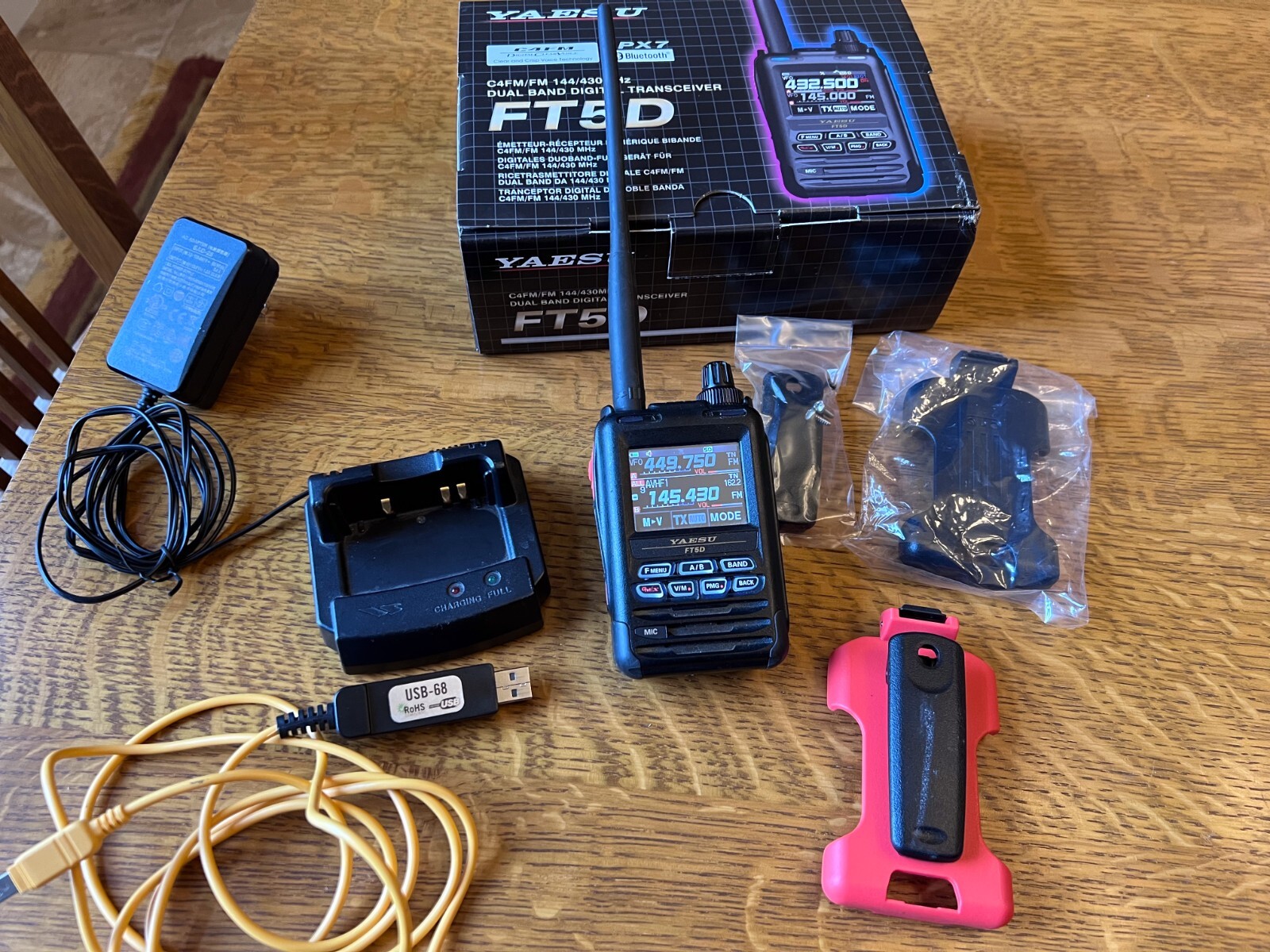 Yaesu FT5DR Handheld Transceiver with Extras eBay