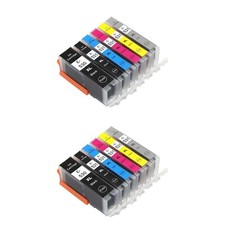 Ink for Canon Pixma TS8750 Printer Non-Oem PGI-530 CLI-531  Full Set of 6 - x 2