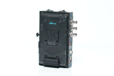 Indipro Nitro V-Mount Battery Adapter - SDI, LEMO, 2.5mm, and D-Tap