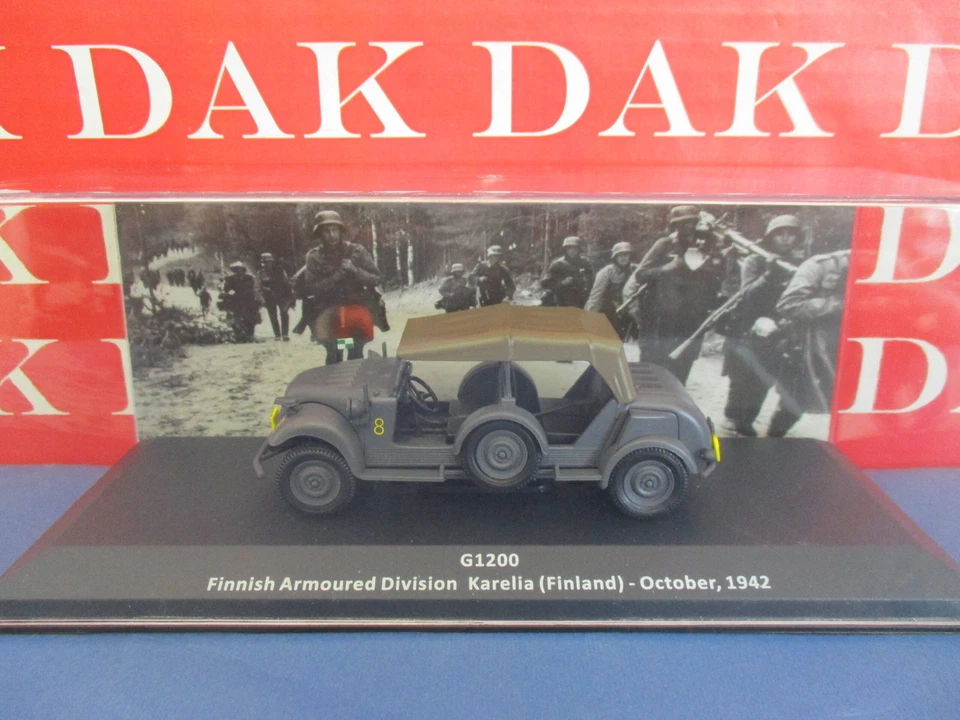 Die cast 1/43 Modellino Auto Tempo G1200 Finnish Armoured Division Karelia 1942 - Immagine 4 di 4
