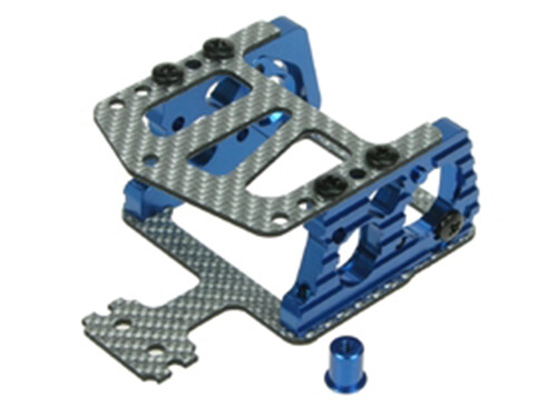 3RACING KZ-06 AL Motor Mount W/ SSG / Graphite Plate KYOSHO