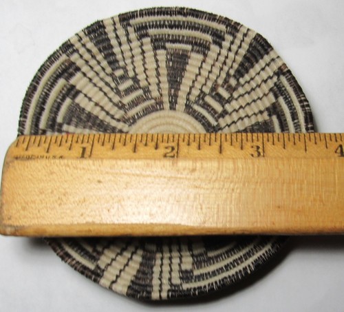 Native American Tohono O'odham Miniature STAR STUNNER Horse Hair PIMA Basket - Picture 10 of 10