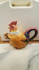 Chicken Ceramic Teapot For Display Only  H18cm X W24cm  Condition Used 