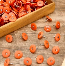 Roofing Nails Plastic Cap 1 in. Galvanized Felt Paper Tyvek House Wrap 200 count