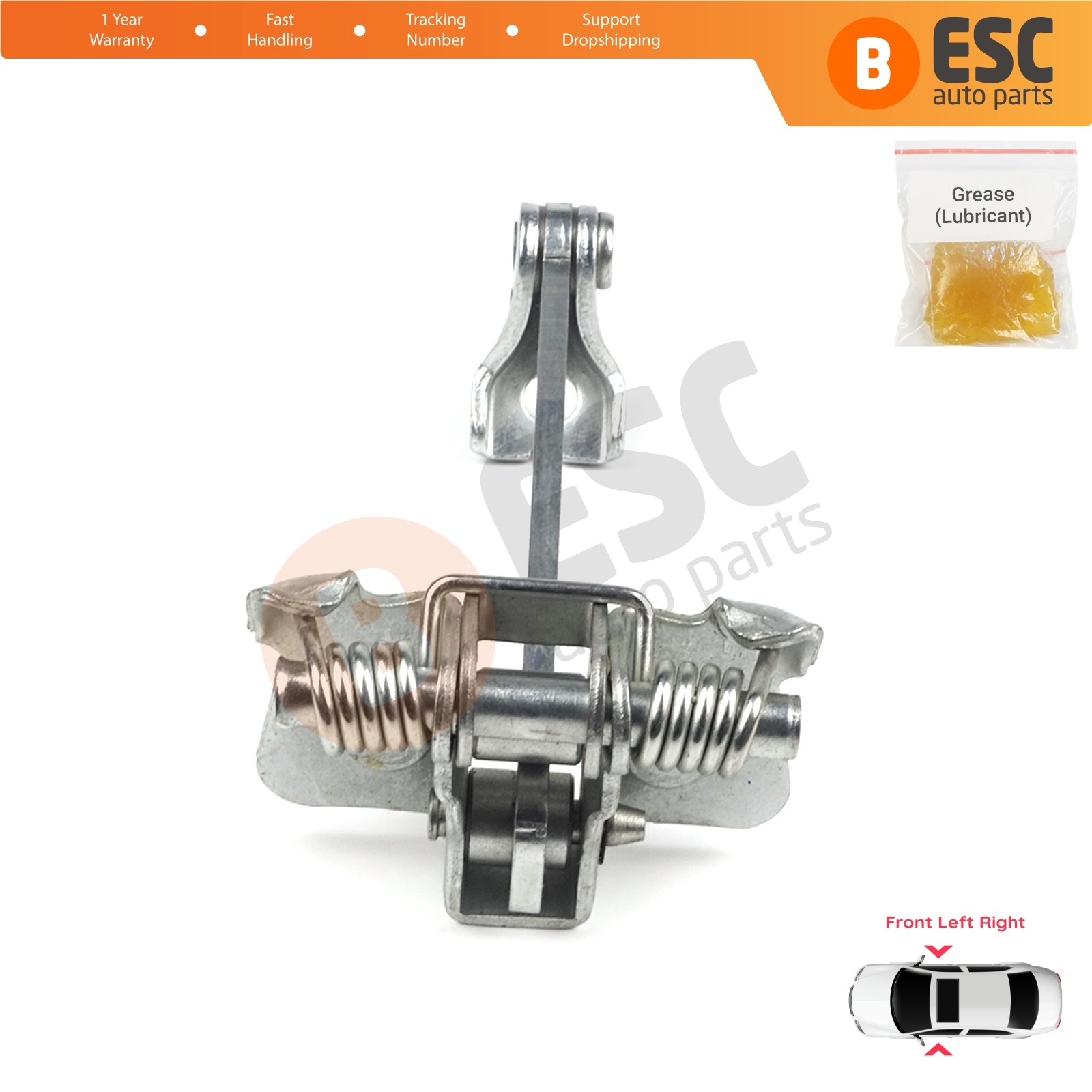 Front Door Hinge Stop Check Limiter for Renault Dacia Sandero Logan Duster MK2