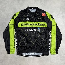 Cannondale Garmin Maglia Bici Uomo Maglia Ciclismo Manica Lunga Taglia XL