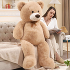 51 Inch Giant Teddy Bear Plush Soft Stuffed Animal Gift for Kids & Girlfriend