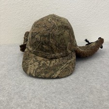 Filson C.C. Cappello Filson vintage lana cacciatore trapuntato foderato mimetico patta orecchie berretto strappato