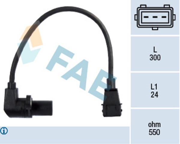 Kurbelwellensensor Impulsgeber FAE 79218 FüR Daewoo Nubira Lanos J200 Klat Wagon-image