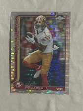 2025 Topps Chrome Football Pulsar Refractor #261 Ricky Pearsall SF 49ers