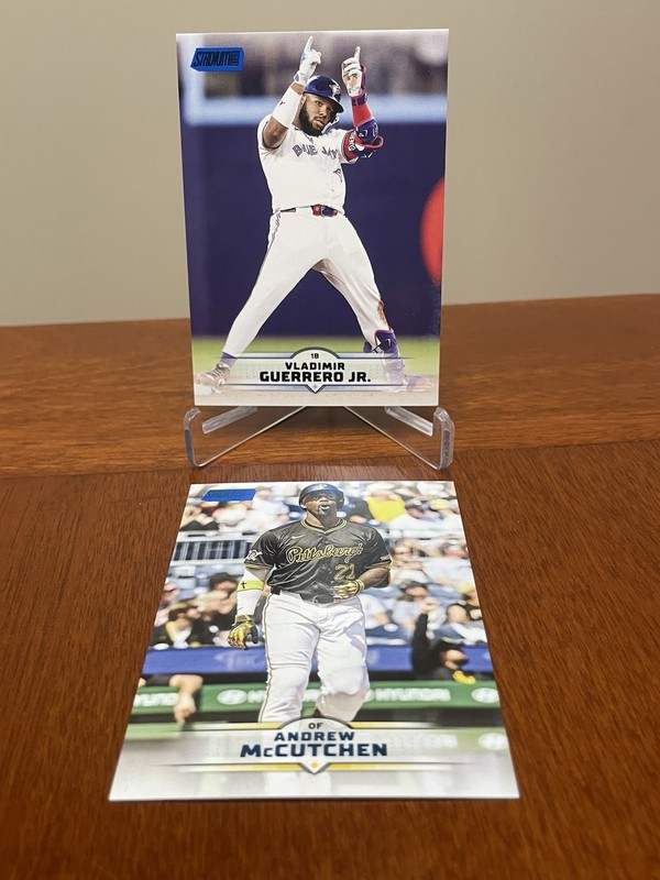 2025 Topps Stadium Club SP Blue Foil Andrew McCutchen Vladimir Guerrero Jr Lot