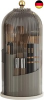 Chrrapte Make Up Kosmetik Organizer, 360 Drehbarer Make-Up-Pinselhalter,