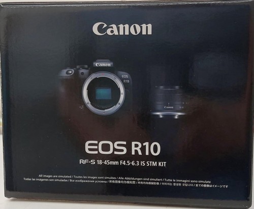 Camera Canon Canon Eos R10 Mirrorless Kit Lente Rf-s 18-45mm Is